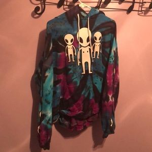 Stay Sick Alien Tie-Dye Hoodie